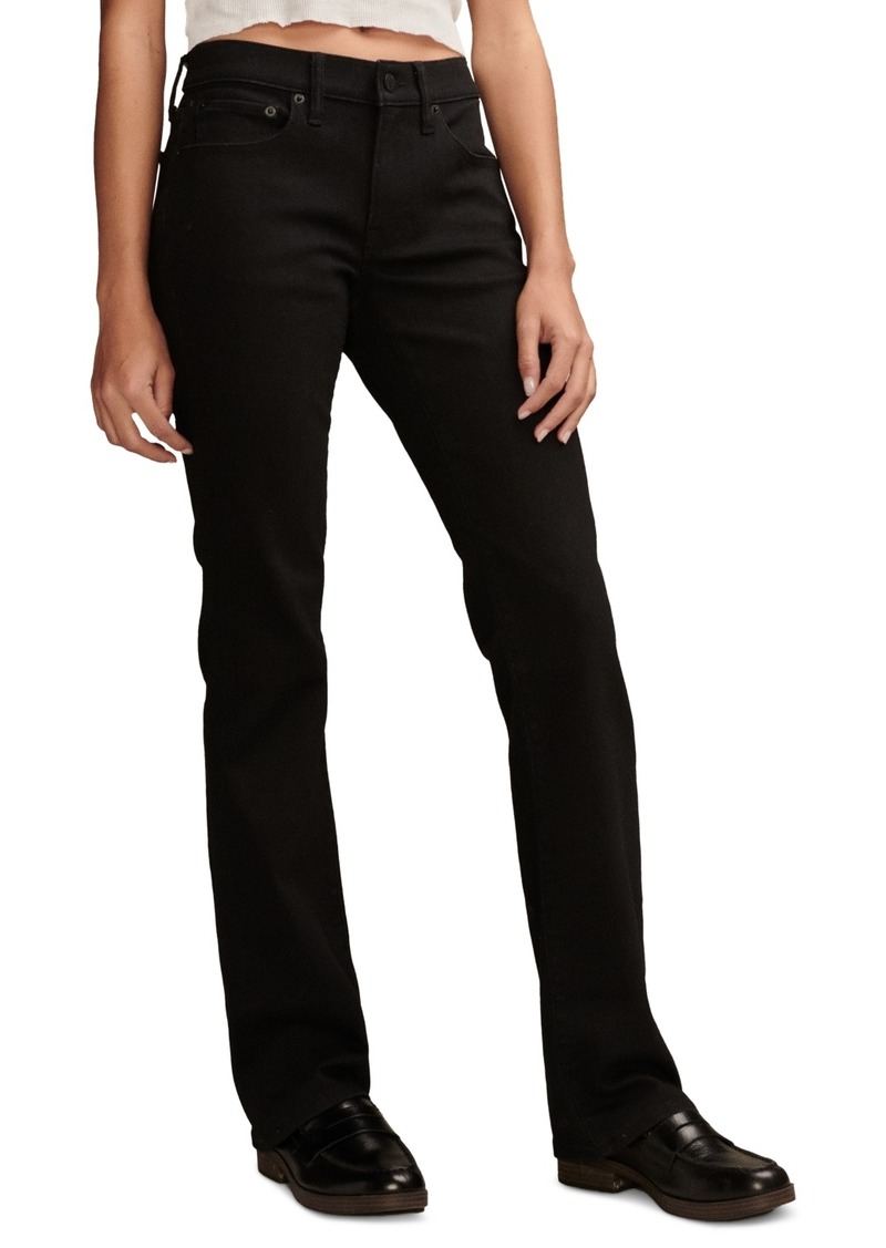 Lucky Brand Women's Mid Rise Bootcut Jeans - Clean Black