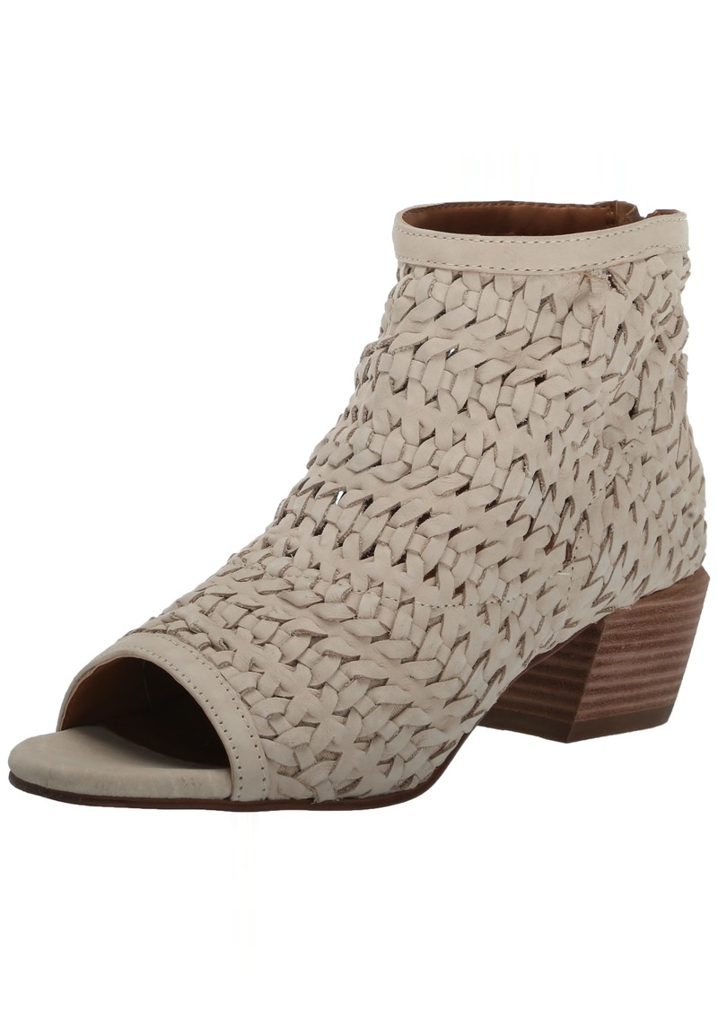 Lucky Brand Women's Mofira Woven Peep Toe Bootie Ankle Boot