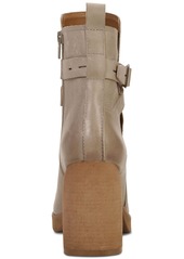 Lucky Brand Women's Natesa Buckled Dress Booties - Seneca Rock Leather