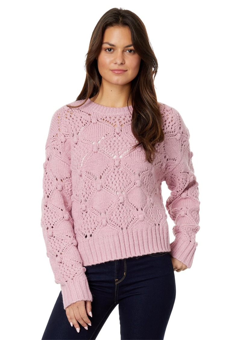 Lucky Brand Women's Open Stitch Pullover Sweater