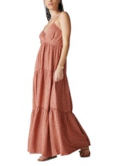 Lucky Brand Women's Paisley Tiered Maxi Dress