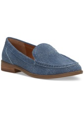 Lucky Brand Women's Palani Slip-On Flat Loafers - Washed Blue Denim