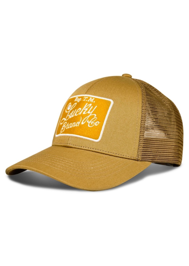 Lucky Brand Women's Patch Trucker Cap - Gold