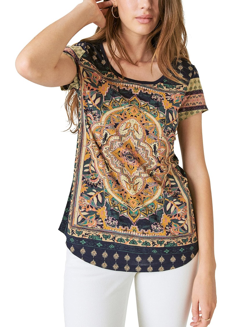 Lucky Brand womens Persian Carpet Tee T Shirt   US