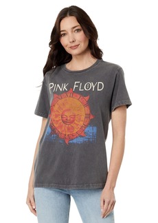 Lucky Brand Women's Pink Floyd Sundial Boyfriend Tee