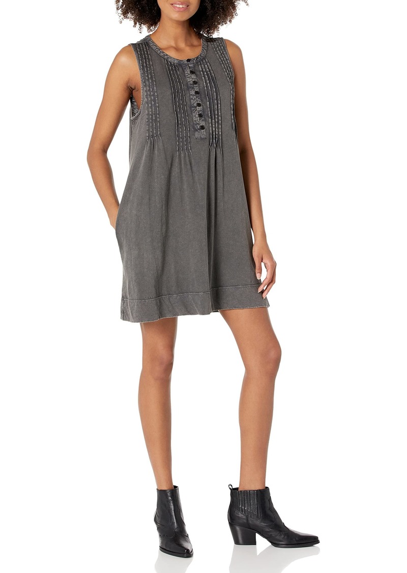 Lucky Brand womens Pintuck Knit Mini Dress   US