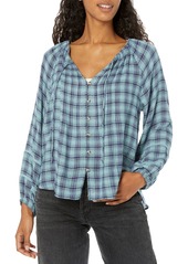 Lucky Brand Women's Pintuck Shirt