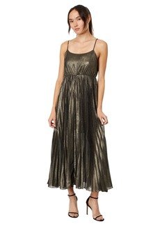 Lucky Brand Women's Pleated Party Midi Dress