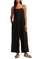 Lucky Brand Women's Pleated Sleeveless Jumpsuit - Meteorite