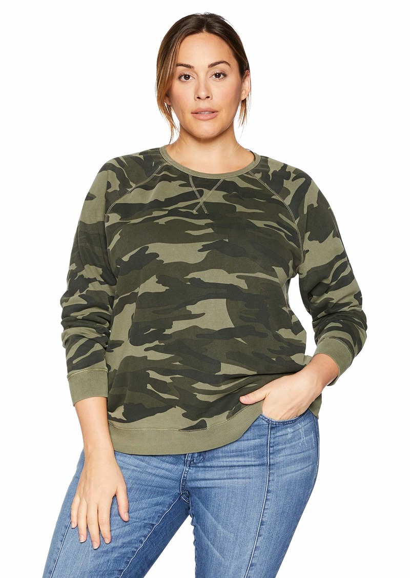 plus size camo sweatshirt