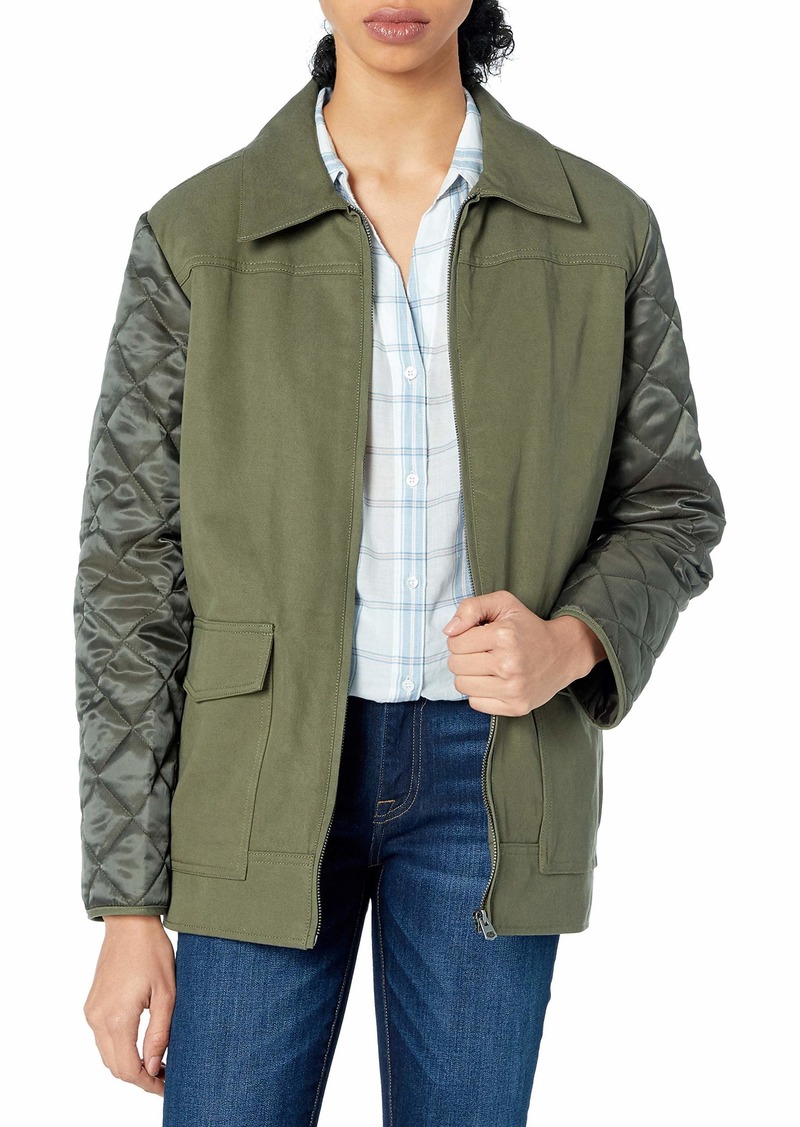 Lucky Brand Women's Quilted Sherpa Jacket