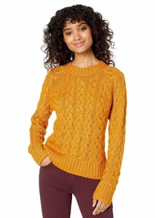 Lucky Brand Women's Quinn Cable Pullover Sweater  L