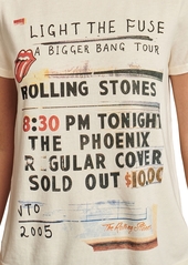 Lucky Brand Women's Rolling Stones Light The Fuse Classic T-Shirt - Egret