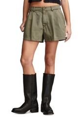 Lucky Brand Women's Rumpled Wide-Leg Chino Shorts - Dusty Olive