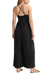 Lucky Brand Women's Sandwash Wide-Leg Jumpsuit - Jet Black