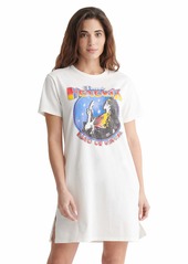 Lucky Brand womens Short Sleeve Crew Neck Hendrix Graphic T-shirt Casual Dress   US