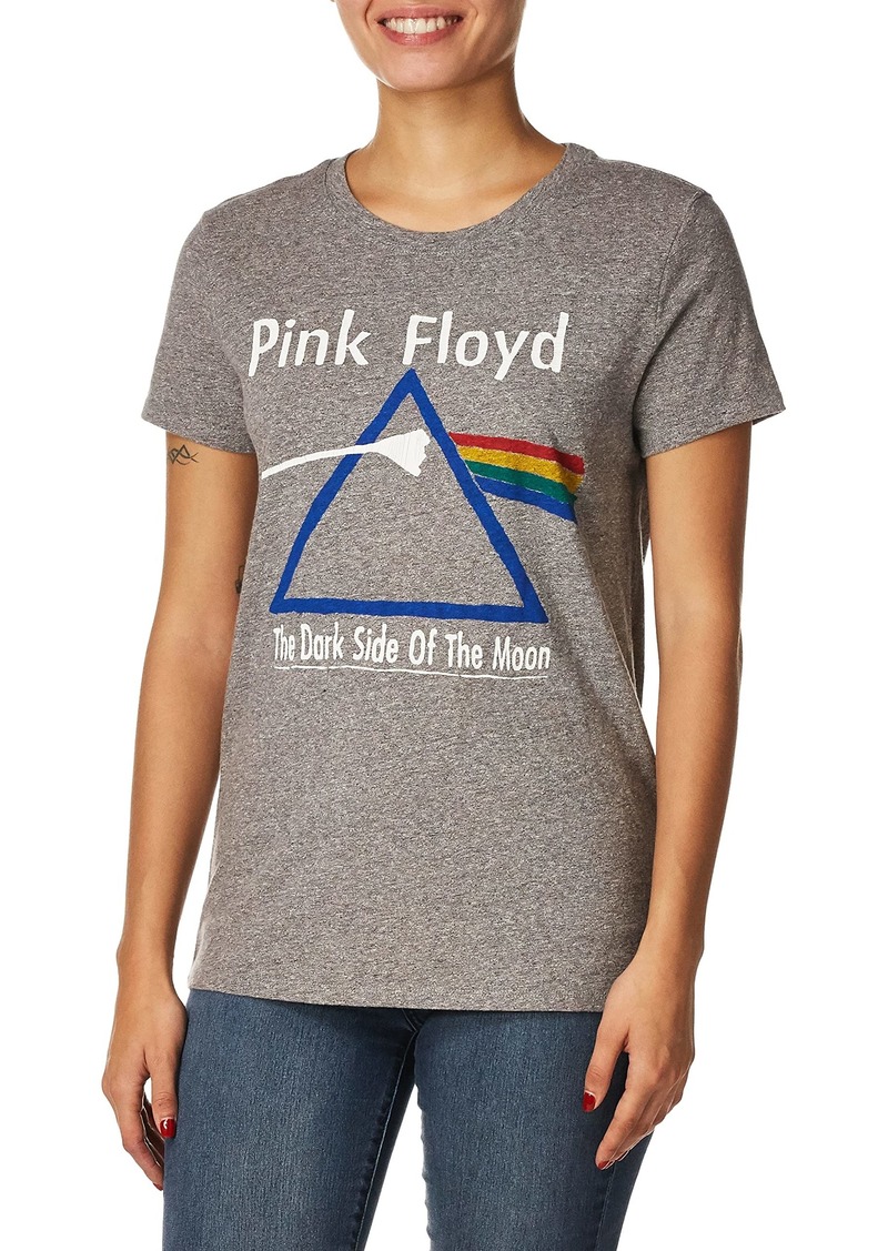 Lucky Brand Women's Short Sleeve Crew Neck Pink Floyd Dark Side Tee  S