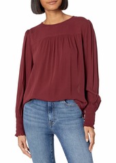 Lucky Brand Women's Smocked Cuff Top  S