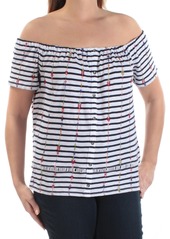 Lucky Brand Women's Stripe Off The Shoulder Top