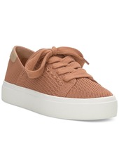 Lucky Brand Women's Talena Cutout Lace-Up Sneakers - Lead Two Tone Knit