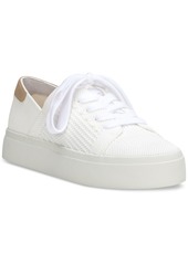 Lucky Brand Women's Talena Cutout Lace-Up Sneakers - Lead Two Tone Knit
