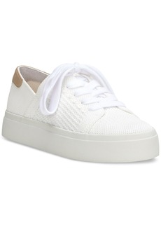 Lucky Brand Women's Talena Cutout Lace-Up Sneakers - White Two Tone Knit