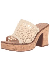 Lucky Brand Women's Talvy Macrame Platform Sandal Mule