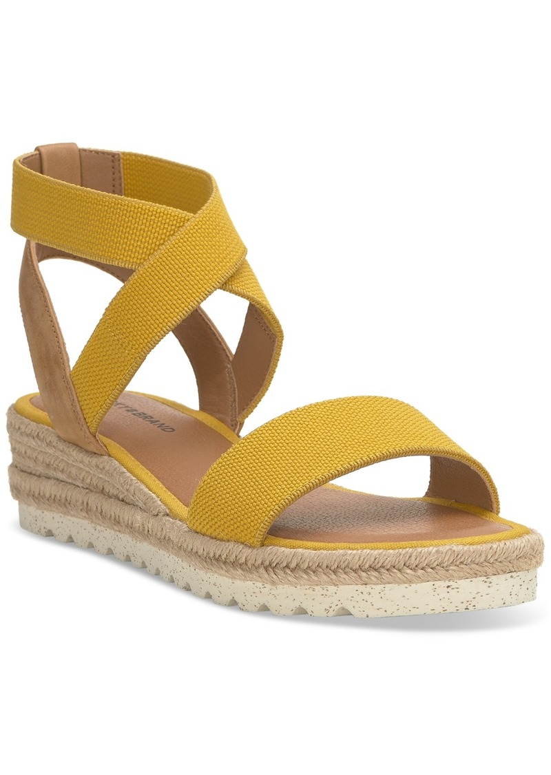 Lucky Brand Women's Thimba Espadrille Wedge Sandals - Maize