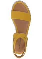 Lucky Brand Women's Thimba Espadrille Wedge Sandals - Maize