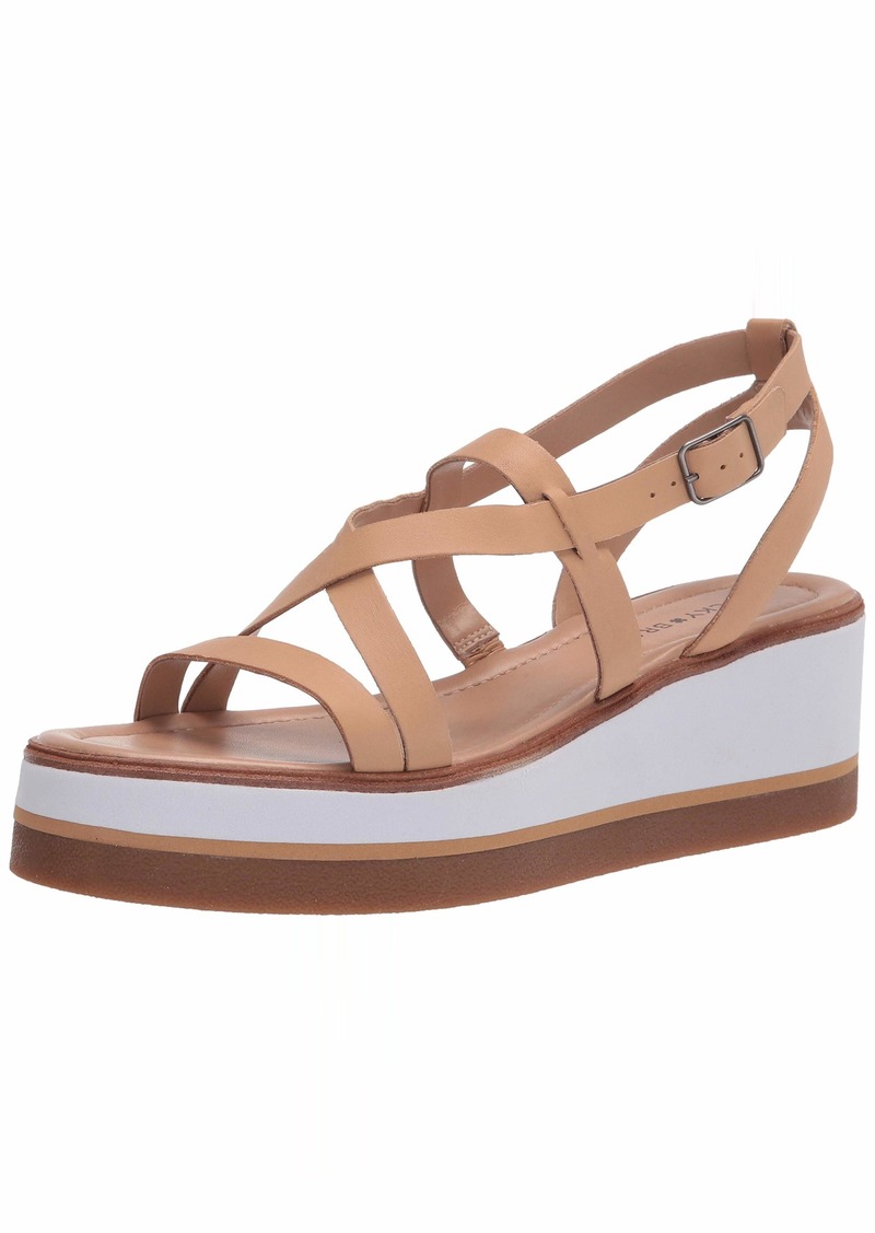 Lucky Brand Women's TICEY Wedge Sandal CROSSIANT
