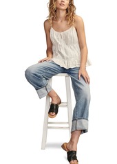 Lucky Brand Women's Tie-Front Swing Camisole - Bright White