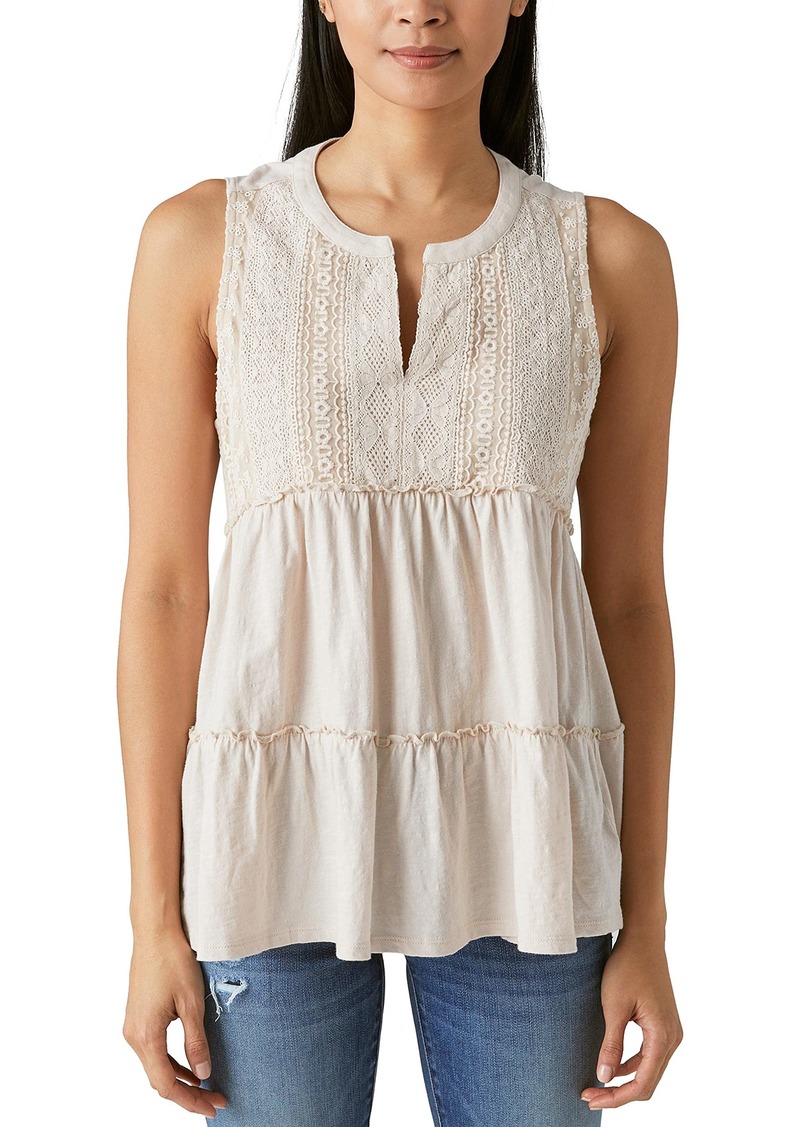 Lucky Brand Women's Tiered Tunic Tank