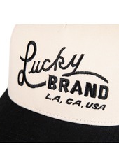 Lucky Brand Women's Vintage Embroidered Baseball Cap - Stone, Black