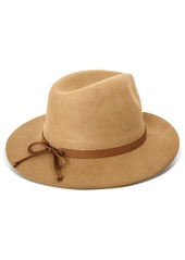 Lucky Brand Women's Wool Fedora - Khaki