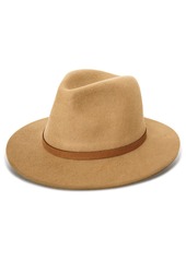 Lucky Brand Women's Wool Fedora - Khaki