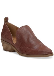 Lucky Brand Mahzan Womens Comfort Insole Slip On Loafer Heels