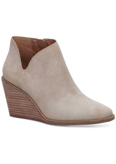 Lucky Brand Melendi Womens Suede Booties Ankle Boots