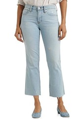 Lucky Brand Mid-Rise Ava Crop Mini Bootcut Jeans in Sevia