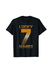 Lucky Brand My Lucky Number 7 Tee Cool Lucky 7 Gift Shirt