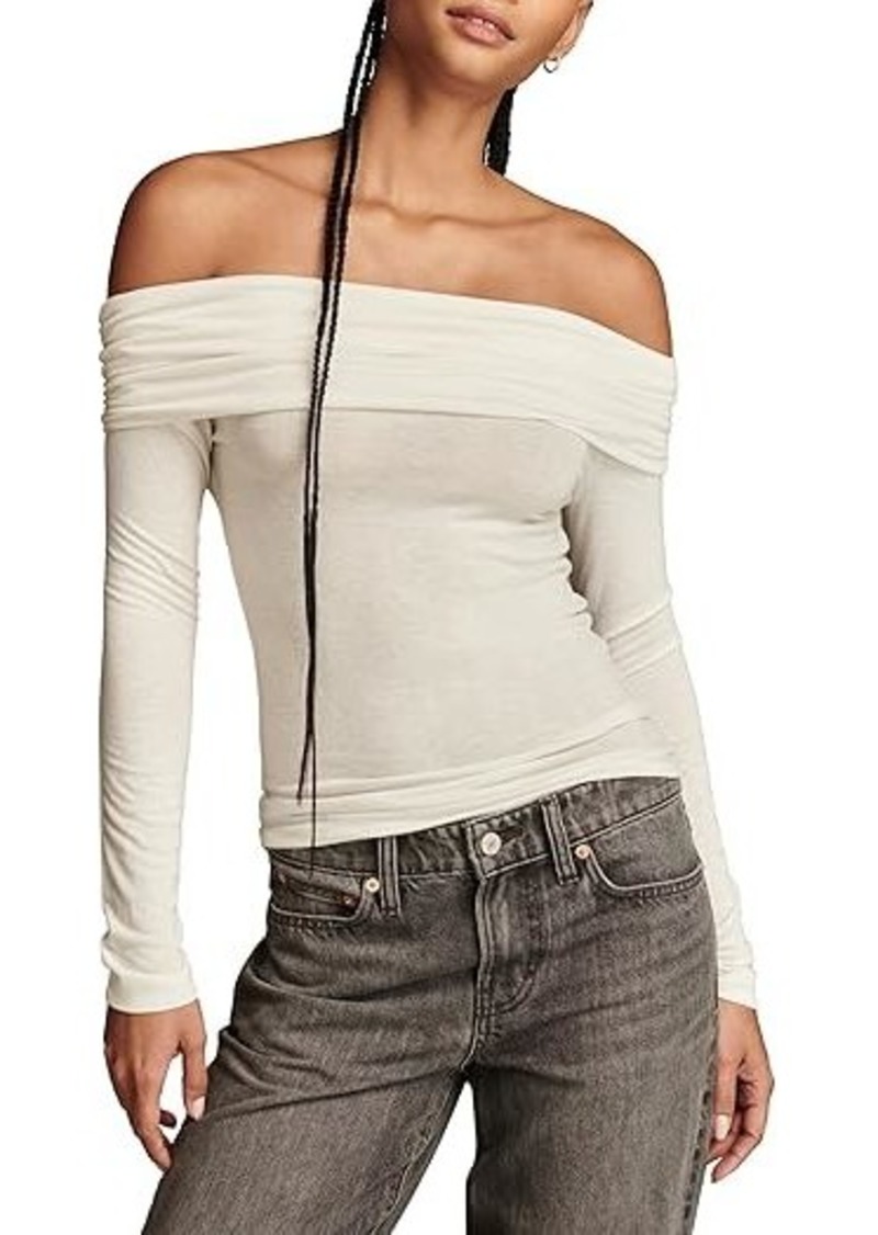 Lucky Brand Off The Shoulder Top