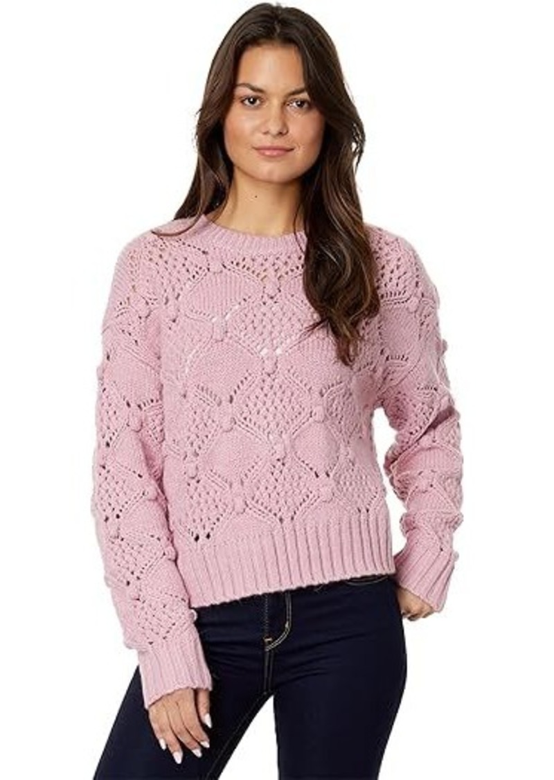 Lucky Brand Open Stitch Pullover Sweater