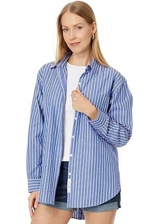Lucky Brand Oversized Button Back Top