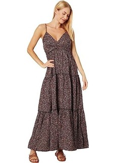 Lucky Brand Paisley Tiered Maxi Dress