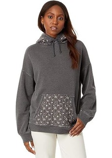Lucky Brand Quilted Patchwork Hoodie