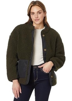 Lucky Brand Reversible Mixed Media Faux Shearling Jacket