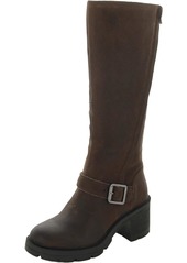 Lucky Brand Scoty Womens Leather Pull On Knee-High Boots