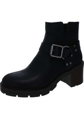Lucky Brand Slyvin Womens Leather Zipper Booties
