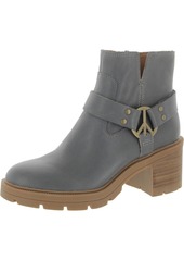 Lucky Brand Soxton Womens Leather Pull On Booties
