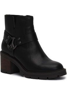 Lucky Brand Soxton Womens Leather Pull On Booties