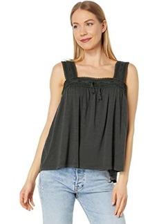 Lucky Brand Square Neck Lace Tank